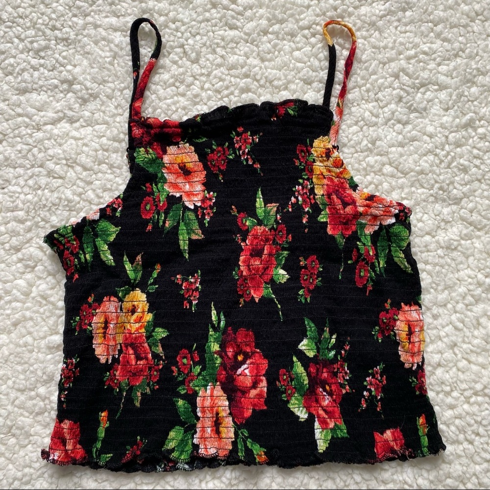 Floral crop top